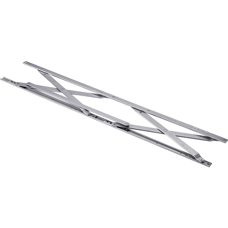 A44315 Stainless Steel Double Pivot 38-Inch Flat Push Hinge